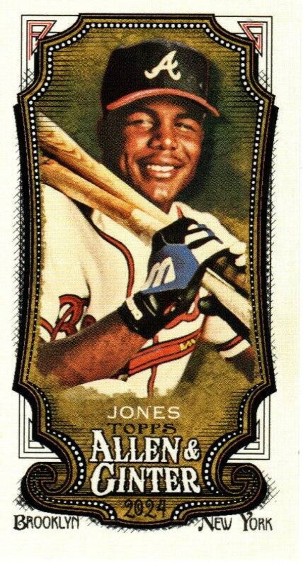 Allen & Ginter 2024 Mini SP #349 Andruw Jones Atlanta Braves