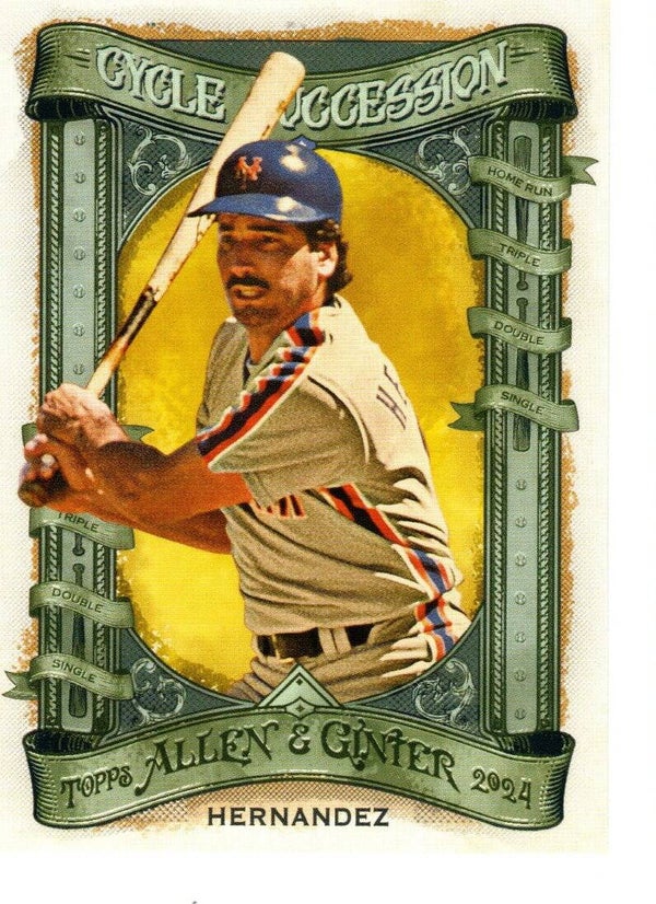 Allen & Ginter 2024 Cycle Succession #CS-9 Keith Hernandez, New York Mets