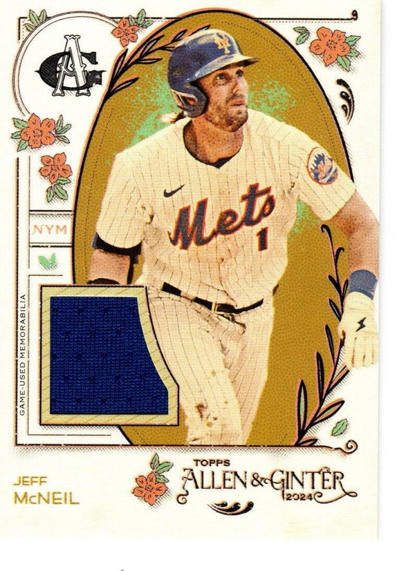 Allen & Ginter 2024 Relics #AGR-JM Jeff McNeil, New York Mets