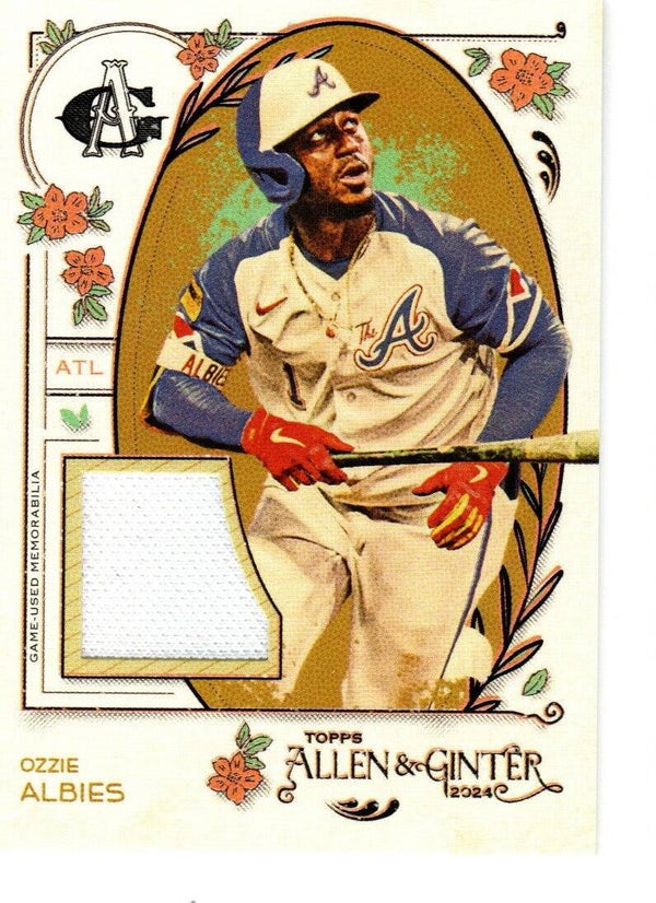 Allen & Ginter 2024 Relics #AGR-OA Ozzie Albies, Atlanta Braves