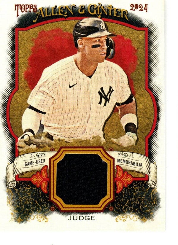 Allen & Ginter 2024 Relics #AGR-AJ Aaron Judge, New York Yankees
