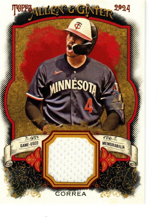 Allen & Ginter 2024 Relics #AGR-CC Carlos Correa, Minnesota Twins