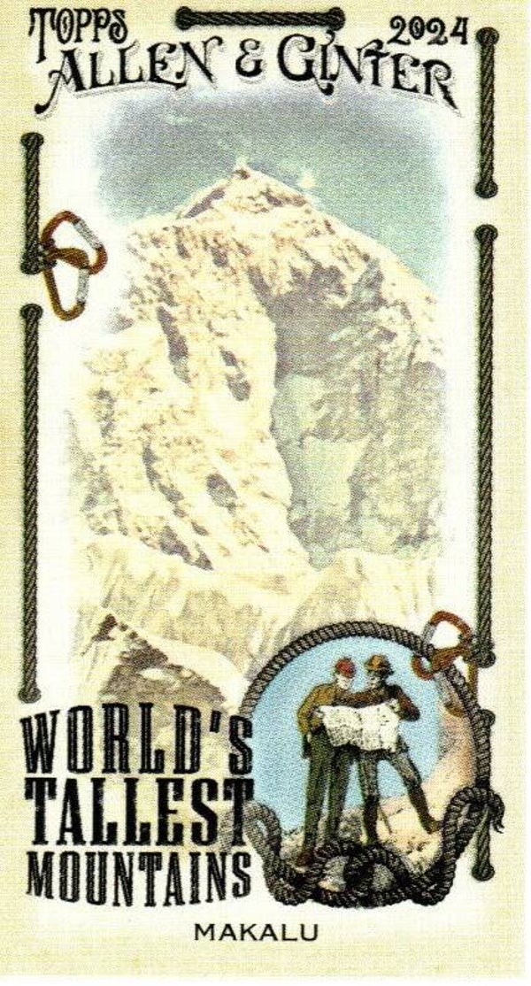 Allen & Ginter 2024 World's Tallest Mountains Mini #WTM-5 Makalu