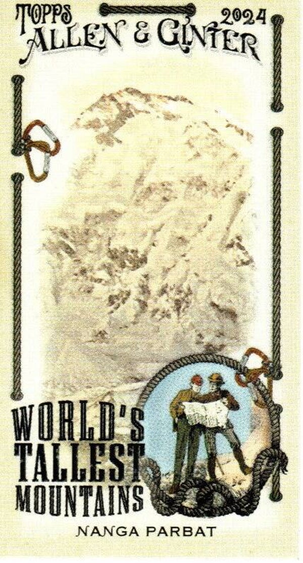 Allen & Ginter 2024 World's Tallest Mountains Mini #WTM-9 Nanga Parbat