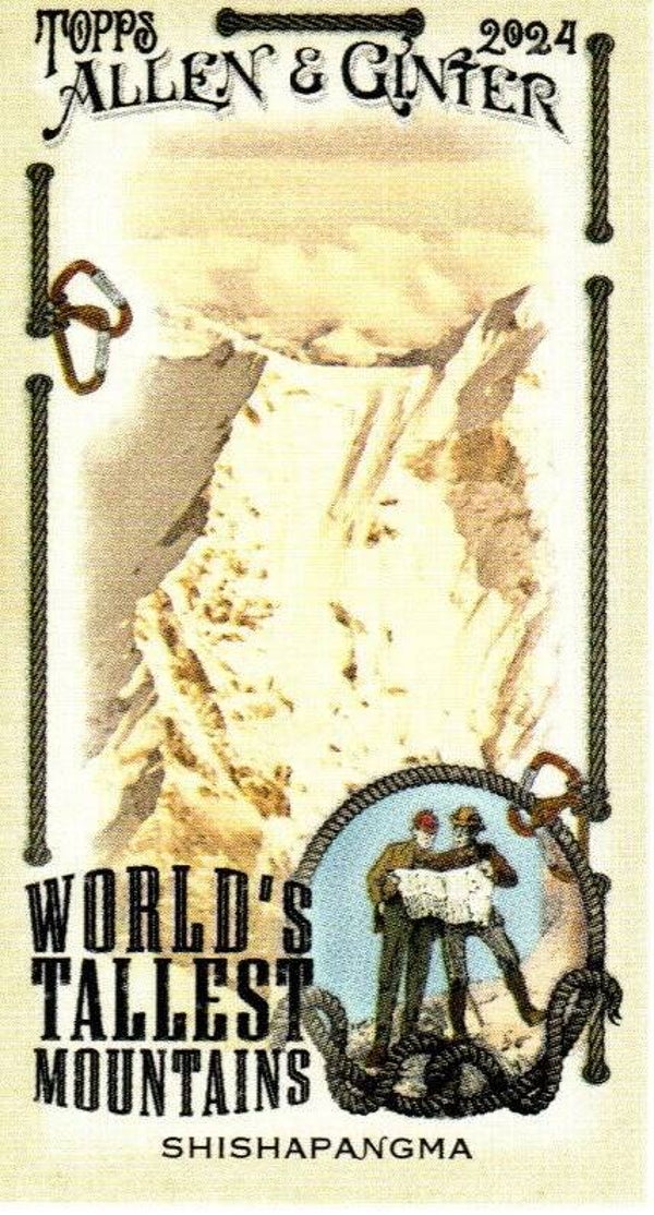 Allen & Ginter 2024 World's Tallest Mountains Mini #WTM-14 Shishapangma