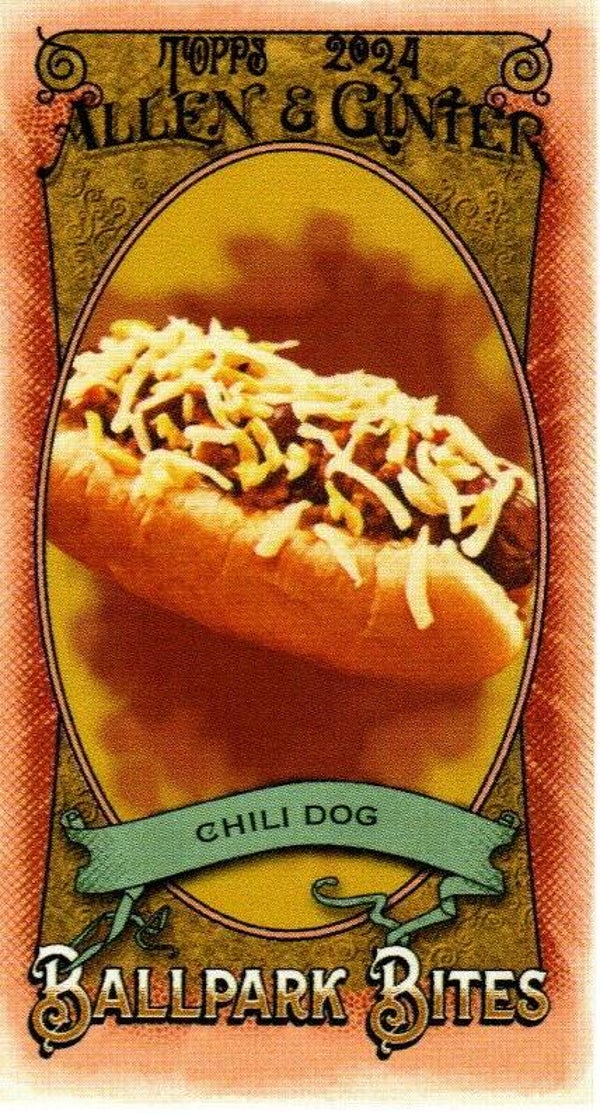 Allen & Ginter 2024 Mini Ballpark Bites #BB-5 Chili Dog