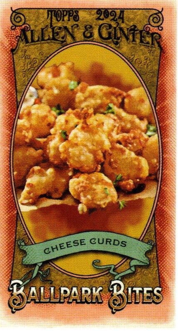 Allen & Ginter 2024 Mini Ballpark Bites #BB-14 Cheese Curds