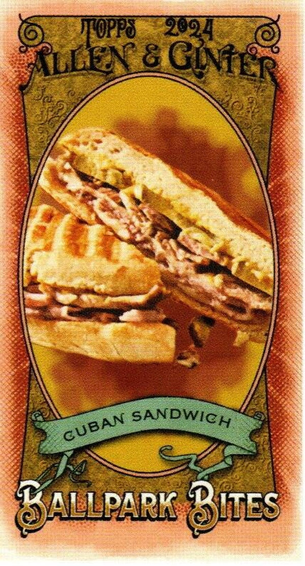 Allen & Ginter 2024 Mini Ballpark Bites #BB-19 Cuban Sandwich