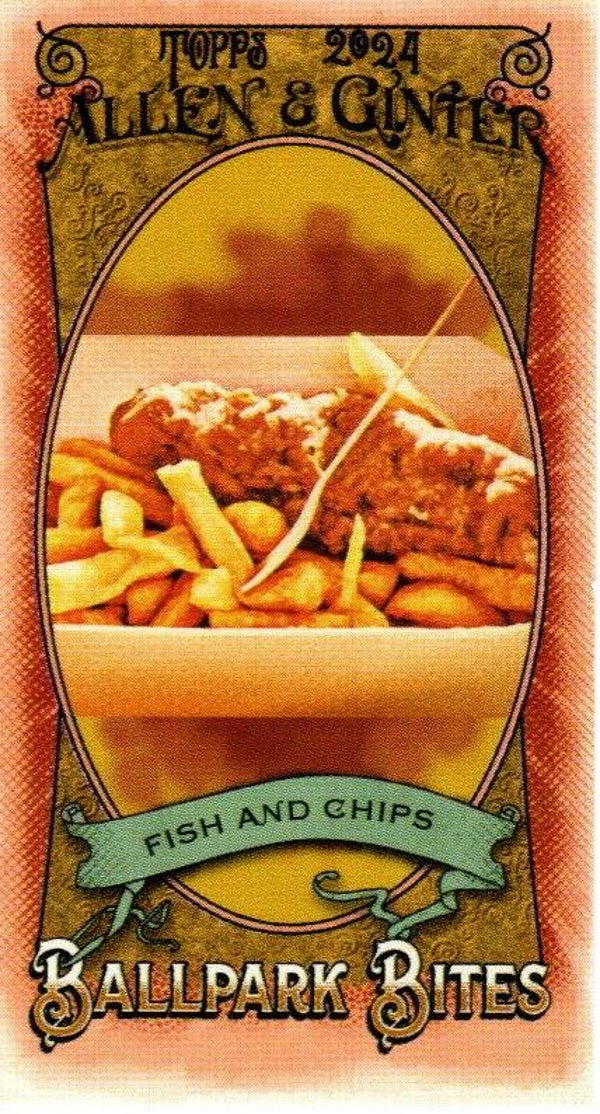 Allen & Ginter 2024 Mini Ballpark Bites #BB-21 Fish and Chips