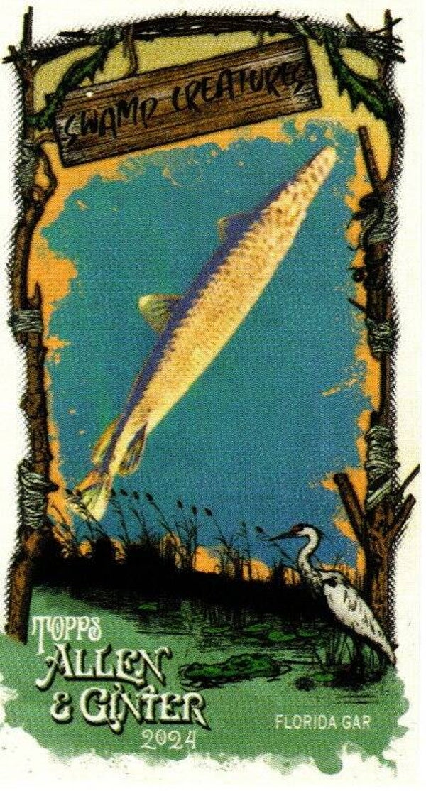Allen & Ginter 2024 Mini Swamp Creatures #SC-18 Florida Gar