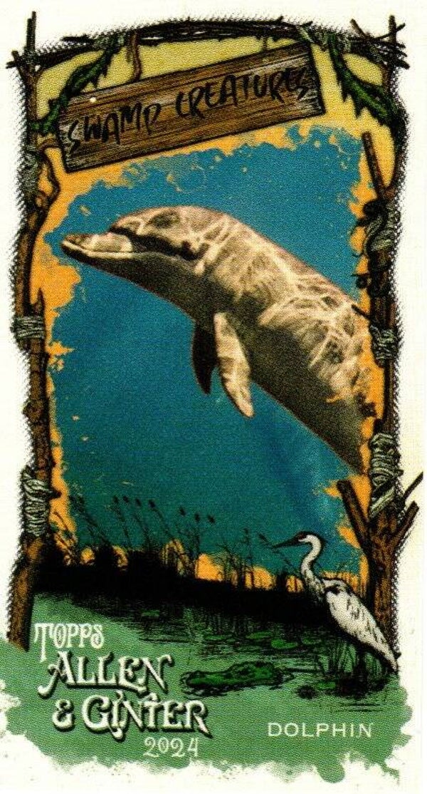 Allen & Ginter 2024 Mini Swamp Creatures #SC-19 Dolphin