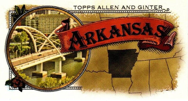 Allen & Ginter 2024 Mini 50 States #50S-4 Arkansas
