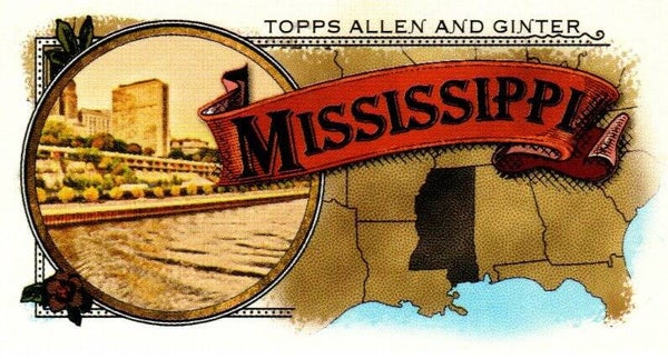 Allen & Ginter 2024 Mini 50 States #50S-24 Mississippi