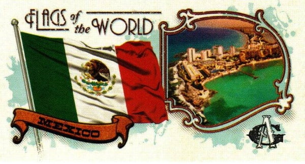 Allen & Ginter 2024 Mini Flags of the World #FOTW-3 Mexico