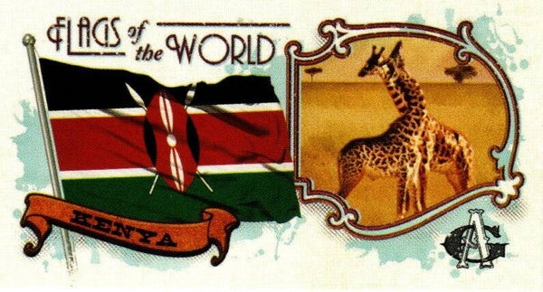 Allen & Ginter 2024 Mini Flags of the World #FOTW-7 Kenya