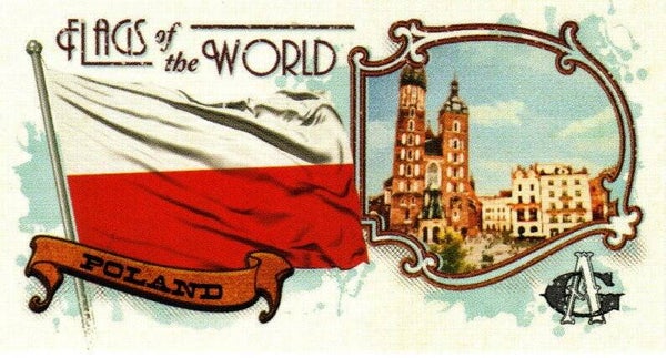 Allen & Ginter 2024 Mini Flags of the World #FOTW-14 Poland