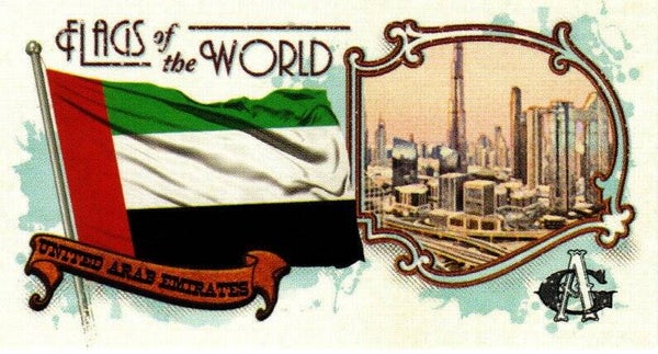 Allen & Ginter 2024 Mini Flags of the World #FOTW-41 United Arab Emirates