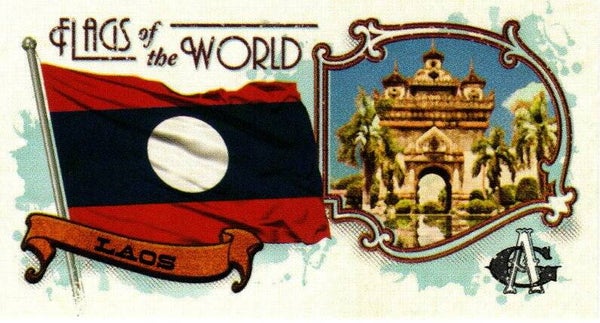 Allen & Ginter 2024 Mini Flags of the World #FOTW-47 Laos