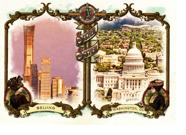 Allen & Ginter 2024 Sister, Sister #SS-2 Washington DC, United States / Beijing, China