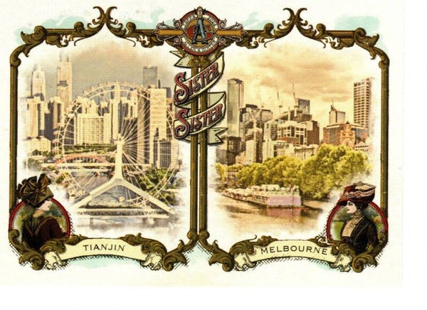 Allen & Ginter 2024 Sister, Sister #SS-6 Melbourne, Australia / Tianjin, China