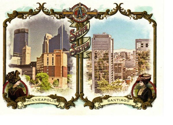 Allen & Ginter 2024 Sister, Sister #SS-12 Santiago, Chile / Minneapolis, United States