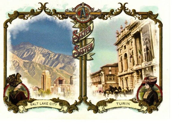 Allen & Ginter 2024 Sister, Sister #SS-18 Turin, Italy / Salt Lake City, United States