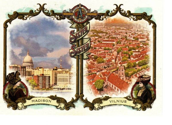 Allen & Ginter 2024 Sister, Sister #SS-20 Vilnius, Lithuania / Madison, United States