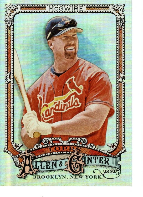 Allen & Ginter 2025 Silver Portrait #2 Mark McGwire, St. Louis Cardinals