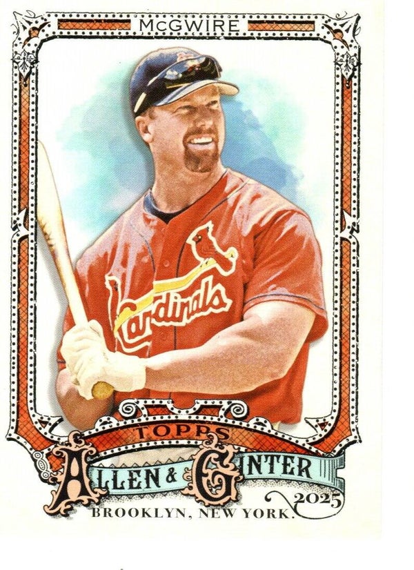Allen & Ginter 2025 #2 Mark McGwire, St. Louis Cardinals