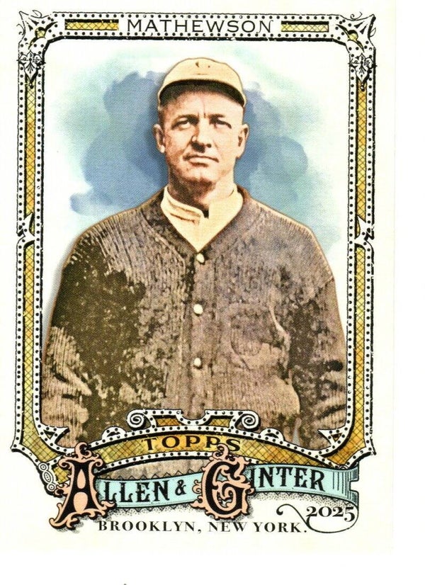 Allen & Ginter 2025 #7 Christy Mathewson, New York Giants
