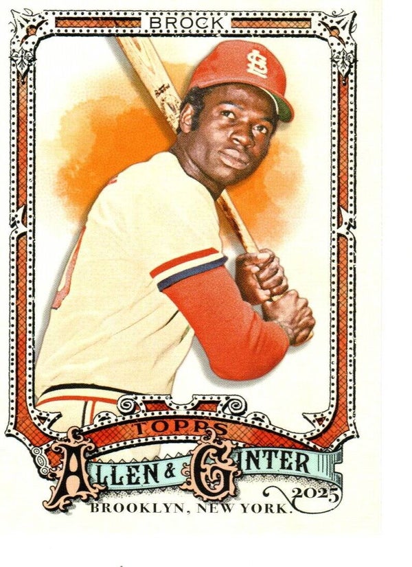 Allen & Ginter 2025 #11 Lou Brock, St. Louis Cardinals