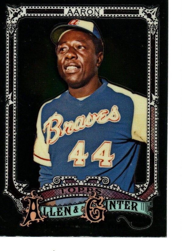 Allen & Ginter 2025 Chrome #13 Hank Aaron, Atlanta Braves