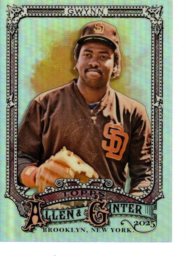 Allen & Ginter 2025 Chrome Refractor #14 Tony Gwynn, San Diego Padres