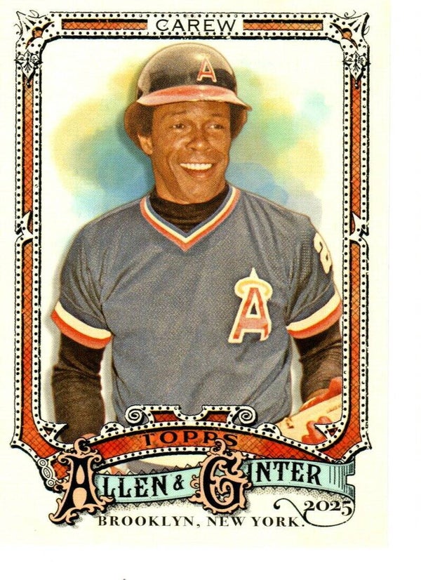 Allen & Ginter 2025 #16 Rod Carew, California Angels