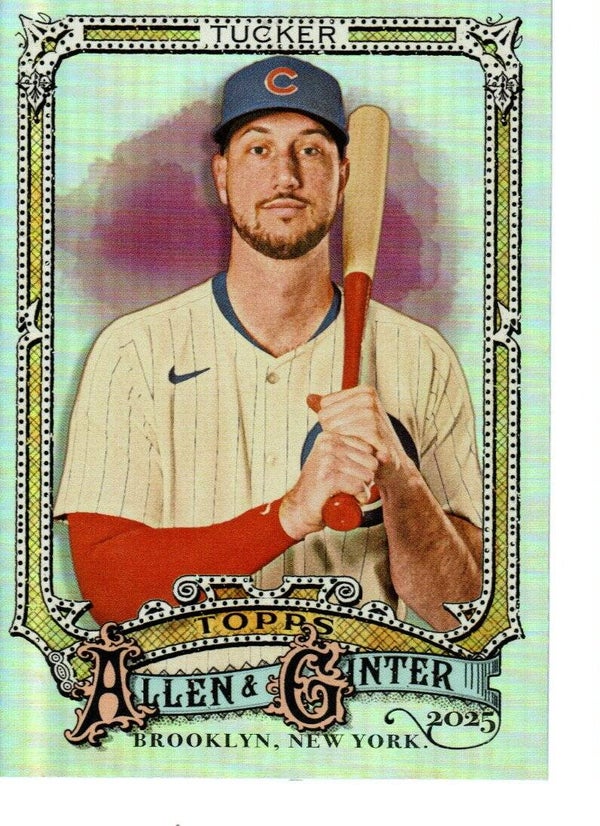 Allen & Ginter 2025 Silver Portrait #23 Kyle Tucker, Chicago Cubs