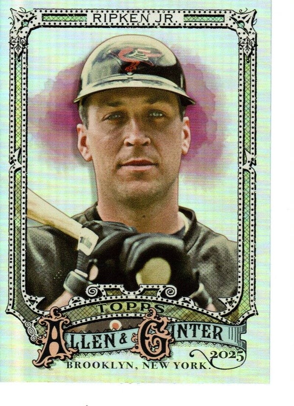 Allen & Ginter 2025 Silver Portrait #26 Cal Ripken Jr., Baltimore Orioles