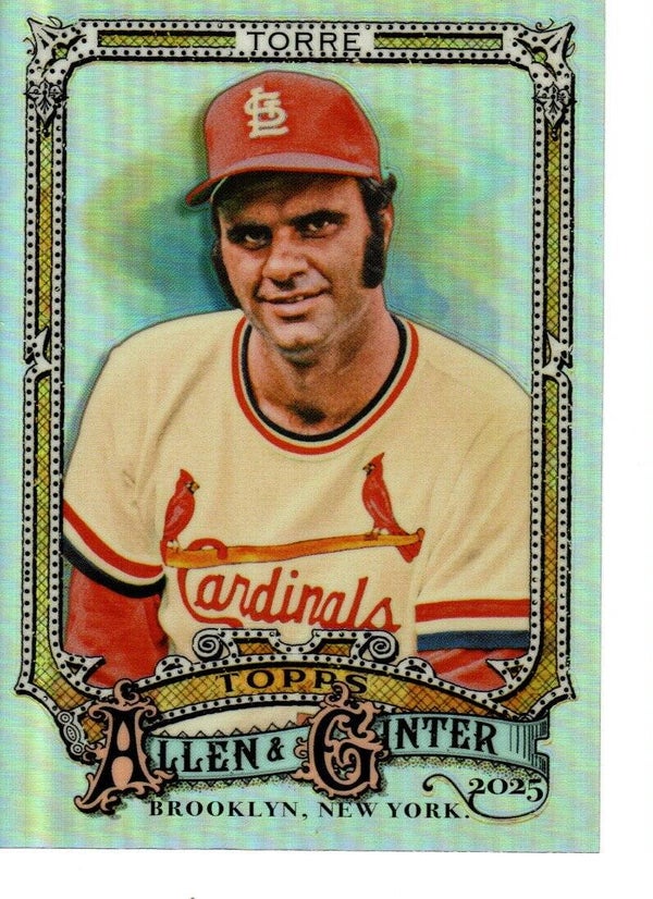 Allen & Ginter 2025 Chrome Refractor #27 Joe Torre, St. Louis Cardinals
