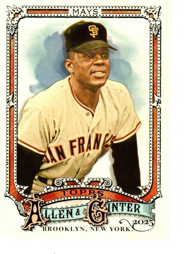 Allen & Ginter 2025 #30 Willie Mays, San Francisco Giants