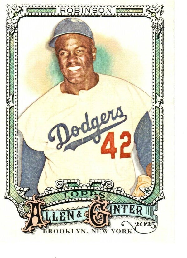 Allen & Ginter 2025 #31 Jackie Robinson, Brooklyn Dodgers