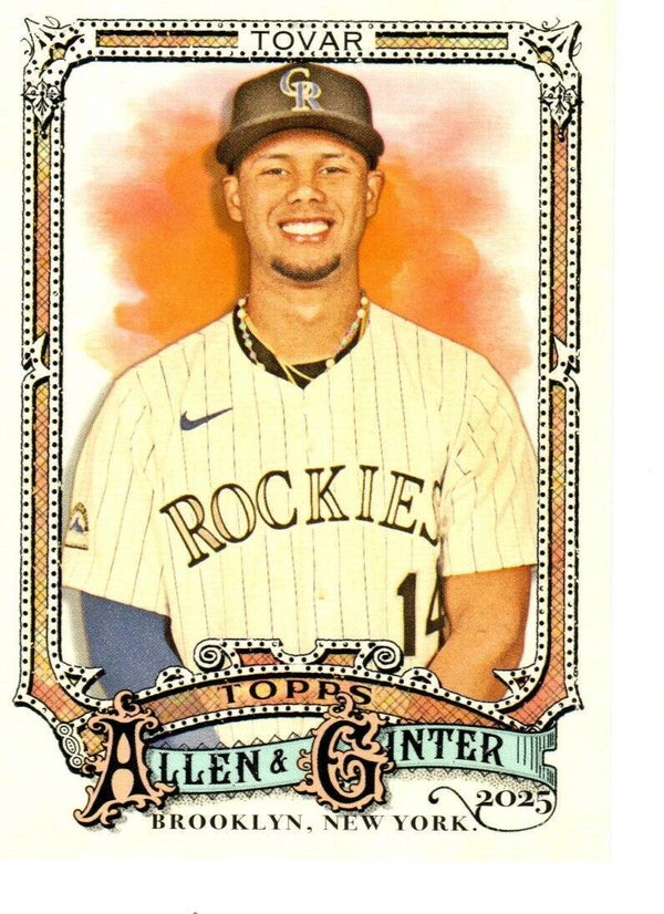 Allen & Ginter 2025 #34 Ezequiel Tovar, Colorado Rockies