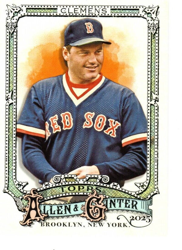 Allen & Ginter 2025 #43 Roger Clemens, Boston Red Sox