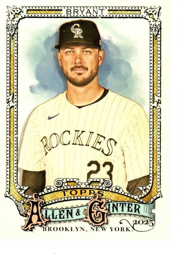 Allen & Ginter 2025 #49 Kris Bryant, Colorado Rockies