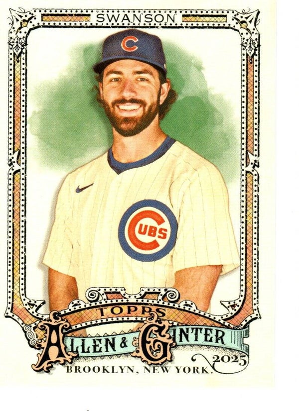 Allen & Ginter 2025 #52 Dansby Swanson, Chicago Cubs