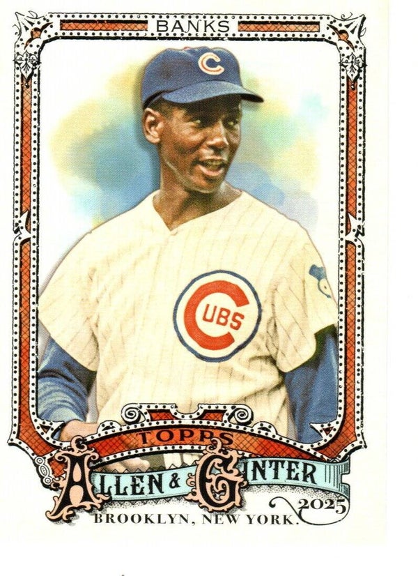Allen & Ginter 2025 #54 Ernie Banks, Chicago Cubs