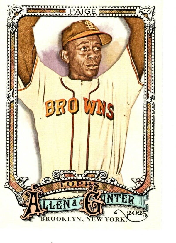 Allen & Ginter 2025 #57 Satchel Paige, St. Louis Browns