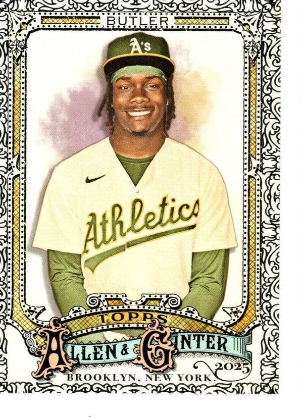Allen & Ginter 2025 Foil Filagree #59 Lawrence Butler, Athletics