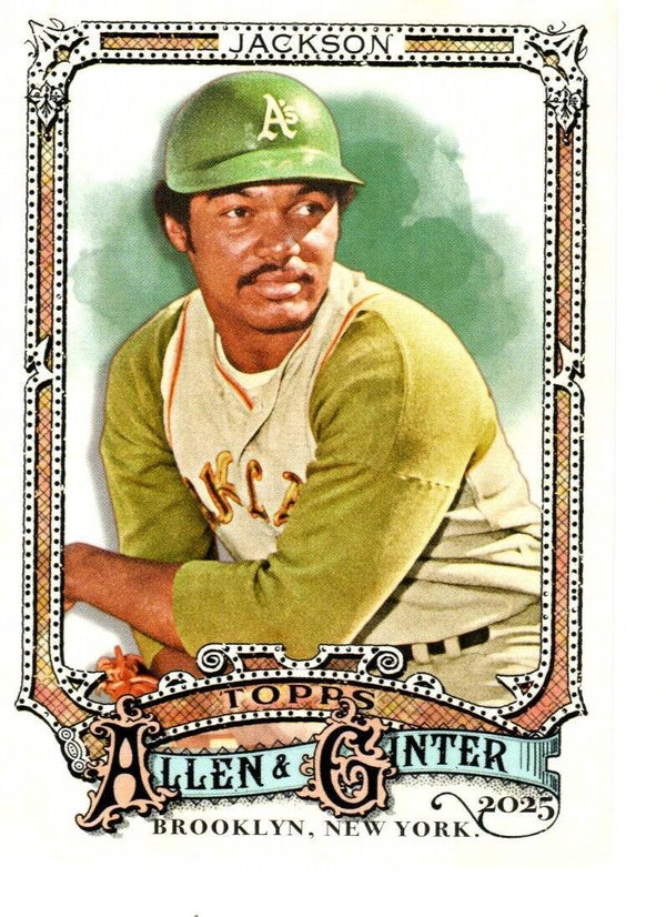 Allen & Ginter 2025 #60 Reggie Jackson, Oakland Athletics