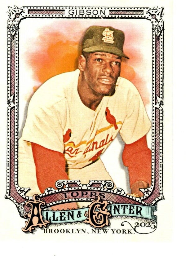 Allen & Ginter 2025 #61 Bob Gibson, St. Louis Cardinals