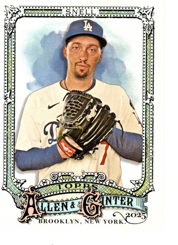 Allen & Ginter 2025 #62 Blake Snell, Los Angeles Dodgers