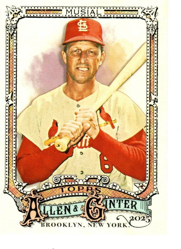 Allen & Ginter 2025 #64 Stan Musial, St. Louis Cardinals